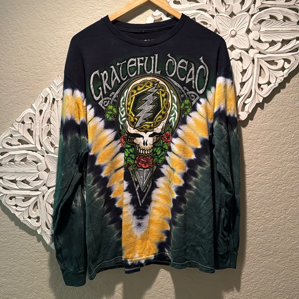 Liquid Blue Grateful Dead Celtic Shamrock Shirt